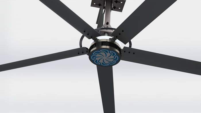4.9m Refine Industrial Fan