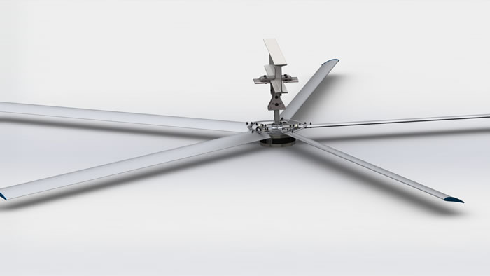 3.6m Refine Industrial Fan